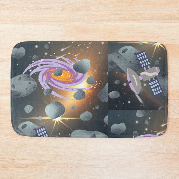Item preview,  Cosmic Adventure – Space Galaxy & Asteroids Illustration designed and sold by GoldenSparkleShop.