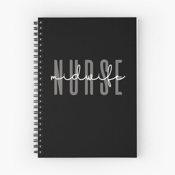 Item preview, Minimalist Midwife Nurse Typography designed and sold by JRRTs.