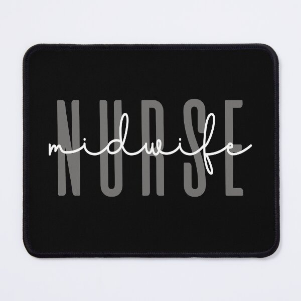 Item preview, Minimalist Midwife Nurse Typography designed and sold by JRRTs.