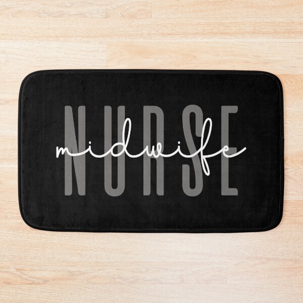 Item preview, Minimalist Midwife Nurse Typography designed and sold by JRRTs.