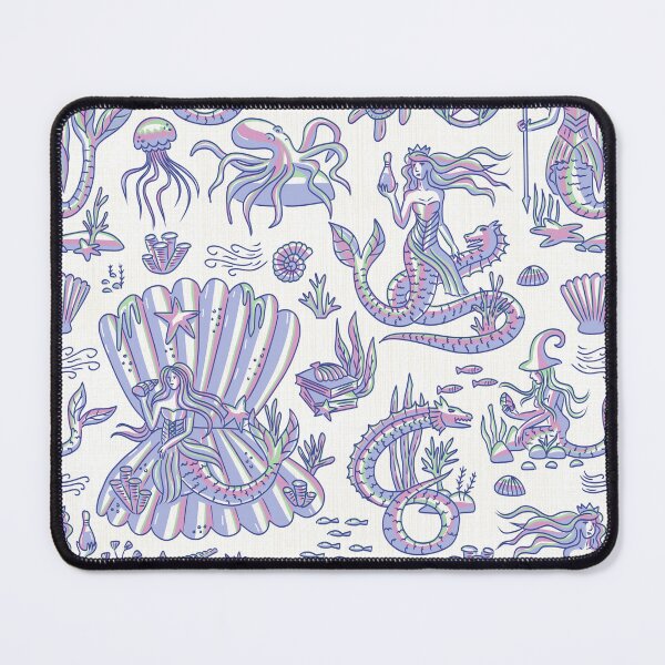 Item preview, Sea Witchery Toile de Jouy violet and pink designed and sold by pholiumsigma_design.