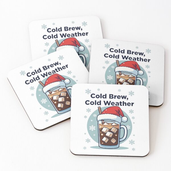 Item preview, Cold Brew, Cold Weather – Fun Winter Coffee Shirt designed and sold by EcoArtTees.