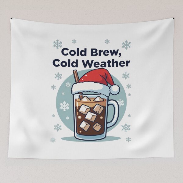 Item preview, Cold Brew, Cold Weather – Fun Winter Coffee Shirt designed and sold by EcoArtTees.