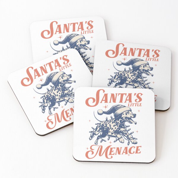 Item preview, Dalmatian Christmas - Santas Little Menace - Christmas Dog - Dalmatian Mom - Gift for Dalmatian Owner Dalmatian Lover designed and sold by sapnaela.