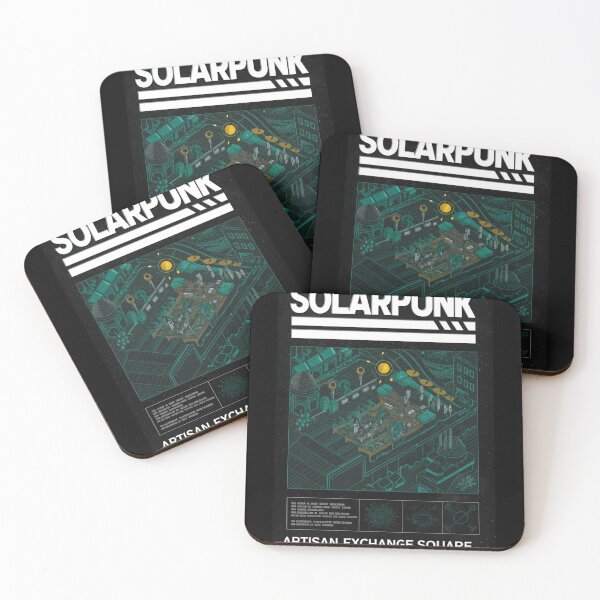 Item preview, Solarpunk: Artisan Exchange Square designed and sold by Raw-Ink.