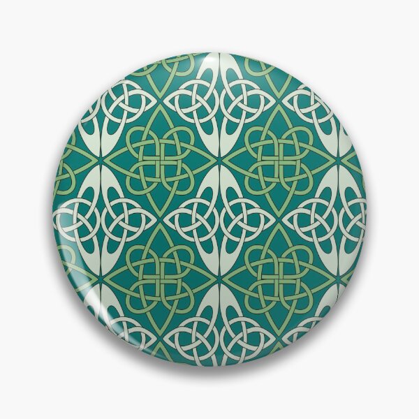 Item preview, Seamless Celtic home décor green designed and sold by ChimaHome.