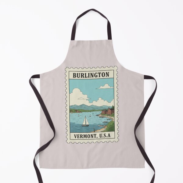 Item preview, Vintage burlington vermont lake champlain stamp designed and sold by allaboutstamps.