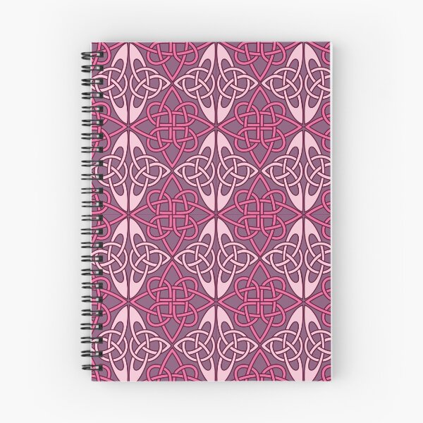 Item preview, Seamless Celtic home décor pattern deep pink and purple designed and sold by ChimaHome.