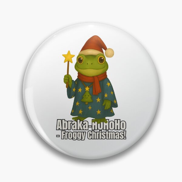 Item preview, Christmas Frog – Abraka-HoHoHo Magical Froggy Holiday Design designed and sold by SVALANART.