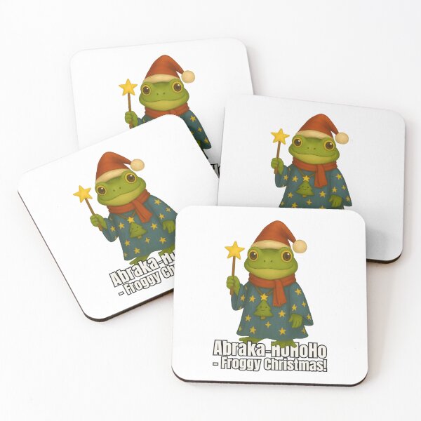 Item preview, Christmas Frog – Abraka-HoHoHo Magical Froggy Holiday Design designed and sold by SVALANART.