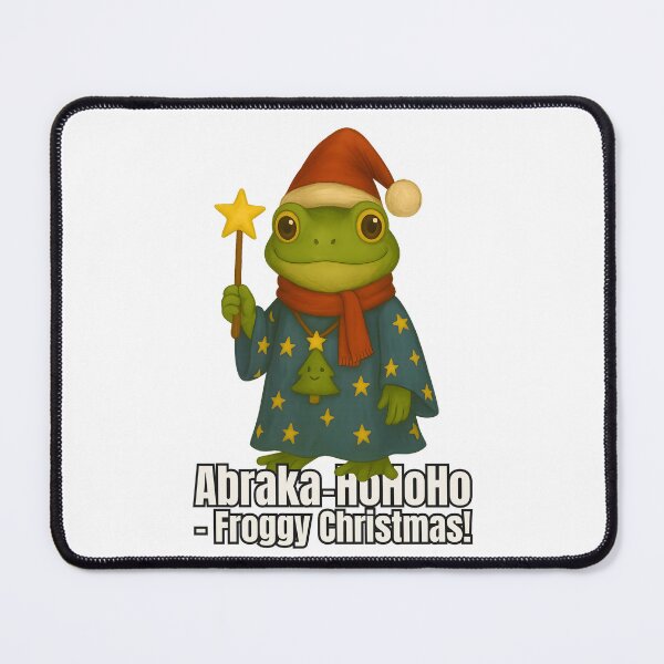 Item preview, Christmas Frog – Abraka-HoHoHo Magical Froggy Holiday Design designed and sold by SVALANART.