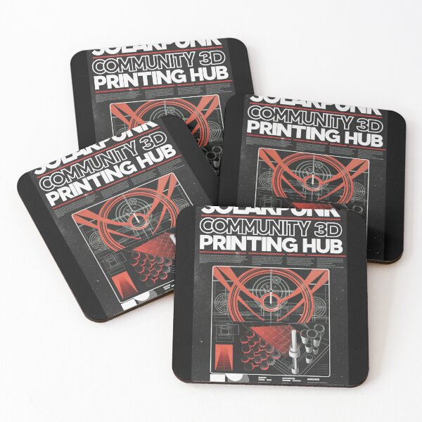 Item preview, Solarpunk: Community 3D Printing Hub designed and sold by Raw-Ink.