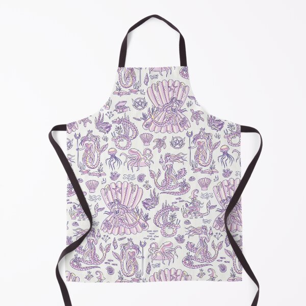 Item preview, Sea Witchery Toile de Jouy pink and butter yellow designed and sold by pholiumsigma_design.