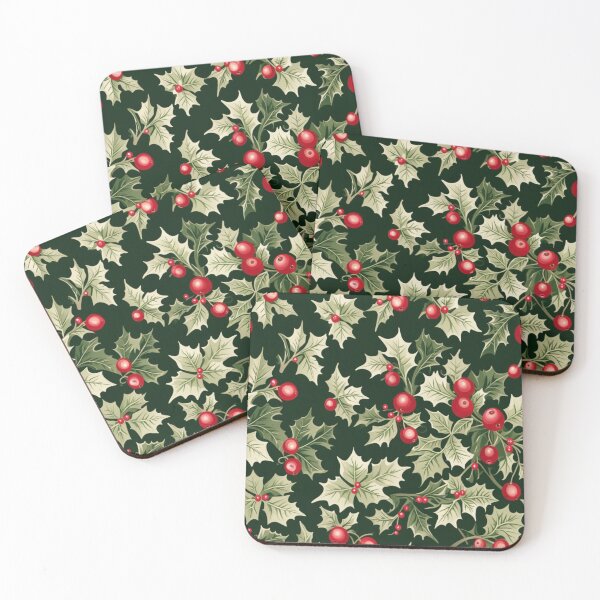 Item preview, Holly & Berries – Festive Christmas Botanical Design designed and sold by JaneMcCarthyDNA.