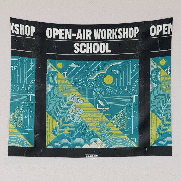 Item preview, Solarpunk: Open-Air Workshop School designed and sold by Raw-Ink.