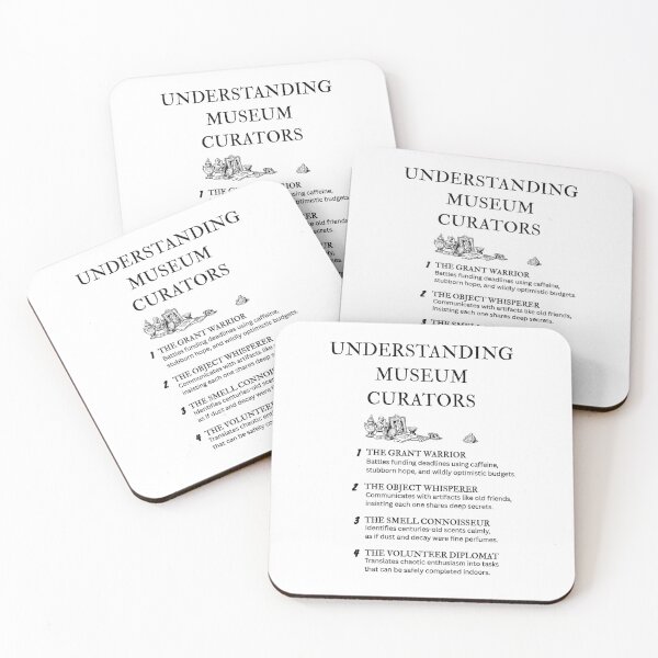 Item preview, Understanding Curators – Funny Museum Worker Definitions designed and sold by PsyFlow35.