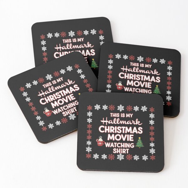 Item preview, This Is My Hallmark Christmas Movie Watching Shirt Ugly Sweater Style T-Shirt designed and sold by GeniePixel.