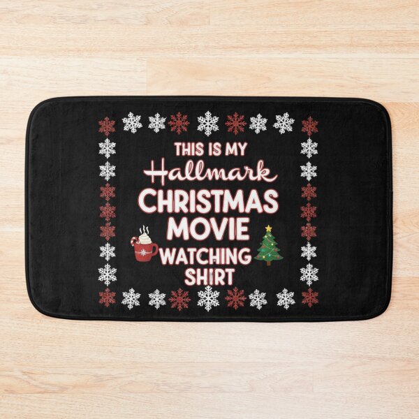 Item preview, This Is My Hallmark Christmas Movie Watching Shirt Ugly Sweater Style T-Shirt designed and sold by GeniePixel.