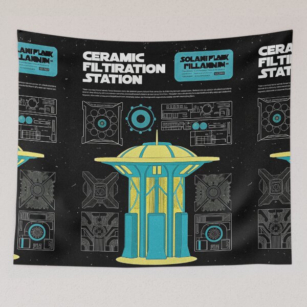 Item preview, Solarpunk: Art Nouveau Ceramic Filtration Station designed and sold by Raw-Ink.
