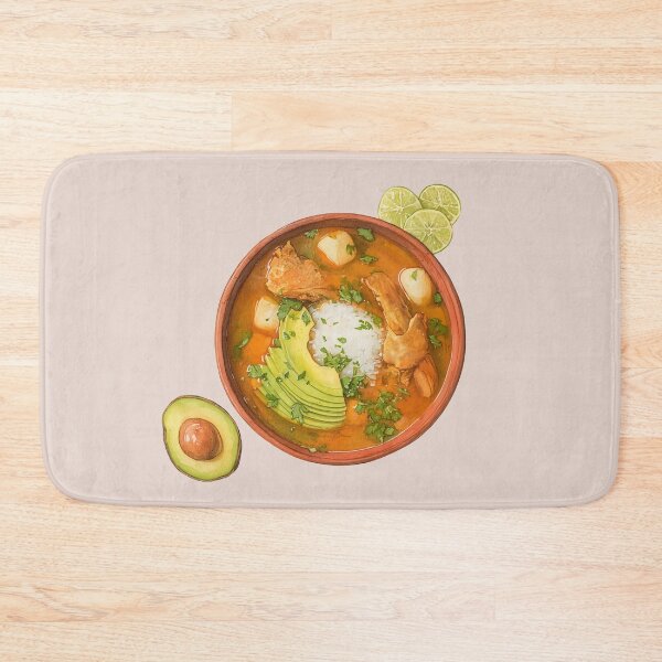 Item preview, Guatemalan Kak'ik, Hearty Turkey Soup Served with Rice and Avocado designed and sold by Violet Peonies.