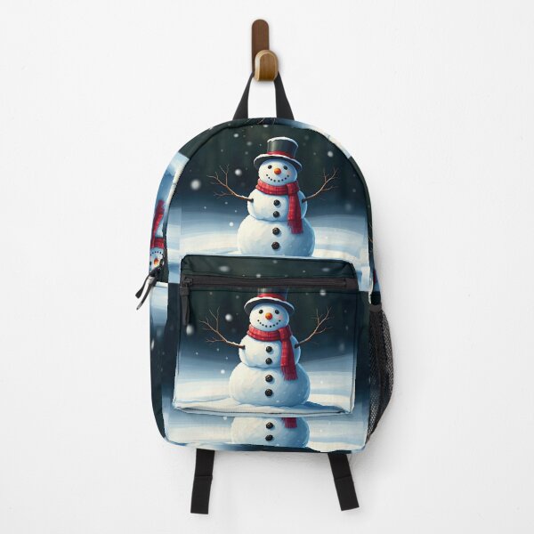 Item preview, Cheerful Winter Snowman designed and sold by PawPrintedArt.