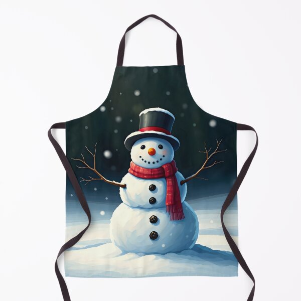 Item preview, Cheerful Winter Snowman designed and sold by PawPrintedArt.