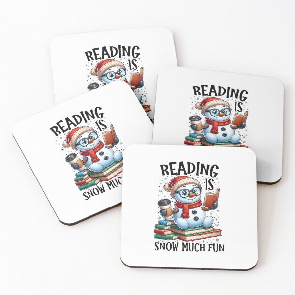 Item preview, Reading Snow Much Fun Cozy Winter Snowman Joy designed and sold by ajifujpost.