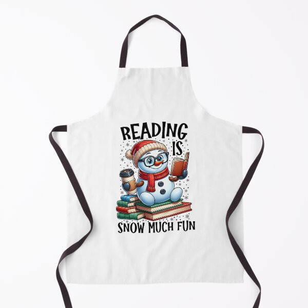 Item preview, Reading Snow Much Fun Cozy Winter Snowman Joy designed and sold by ajifujpost.