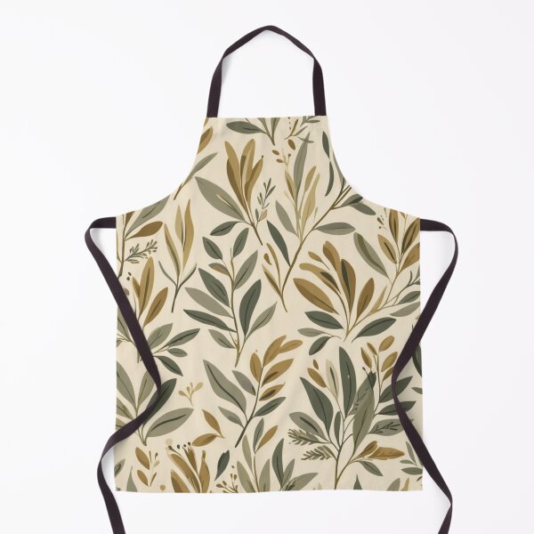 Item preview, Mediterranean Olive Branches - Sage & Gold Botanical Design designed and sold by JaneMcCarthyStudio.