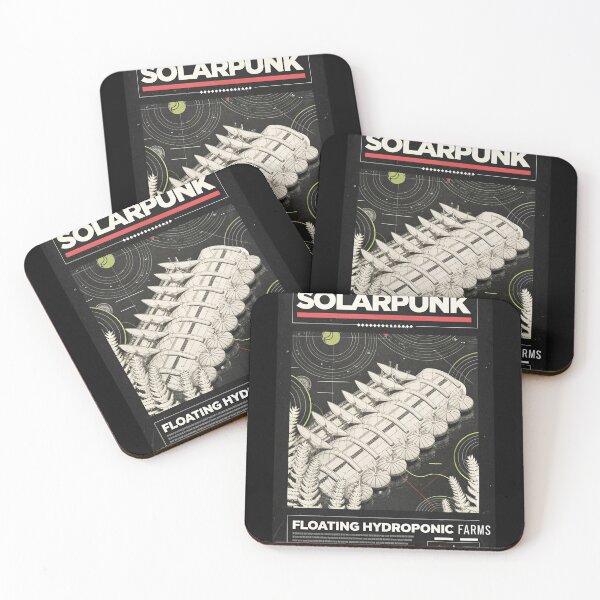 Item preview, Solarpunk: Floating Hydroponic Lake Farms designed and sold by Raw-Ink.