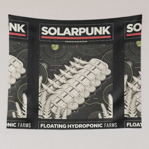 Item preview, Solarpunk: Floating Hydroponic Lake Farms designed and sold by Raw-Ink.