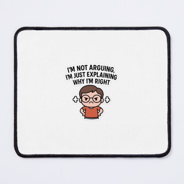 Item preview, Explaining Why I'm Right – Sarcastic Meme Sticker designed and sold by Quick-sell.