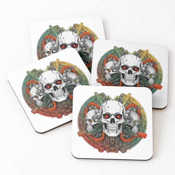 Item preview, Cybernetic skulls designed and sold by krabbaraban.
