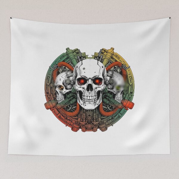 Item preview, Cybernetic skulls designed and sold by krabbaraban.