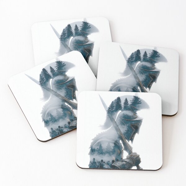 Item preview, Spartan Warrior Double Exposure – Epic Fantasy Soldier Artwork designed and sold by MythologyRealm.