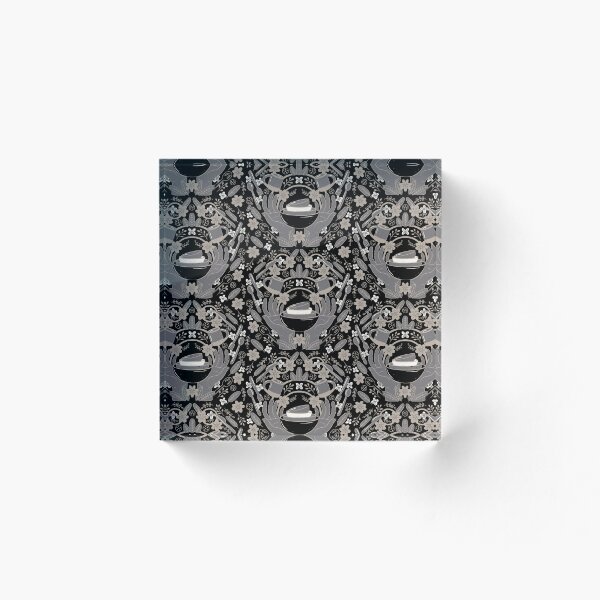 Item preview, Tazas y flores Kitchen Magic Hands gris oscuro negro designed and sold by pholiumsigma_design.