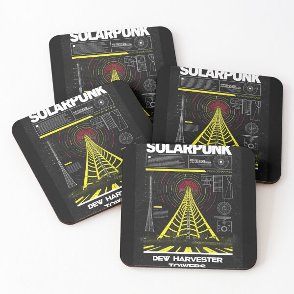 Item preview, Solarpunk: Urban Fog Harvesting Towers designed and sold by Raw-Ink.
