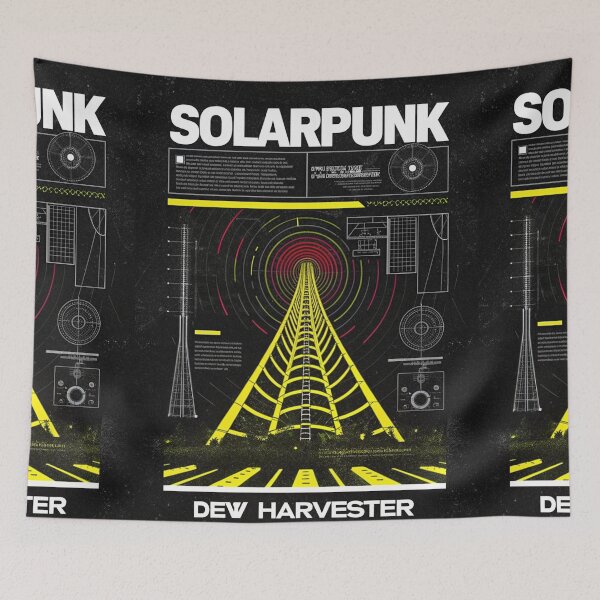 Item preview, Solarpunk: Urban Fog Harvesting Towers designed and sold by Raw-Ink.