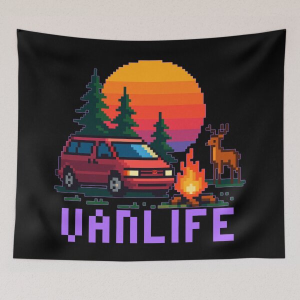 Item preview, Toyota Sienna 8bit vanlife  designed and sold by VANLIFE..