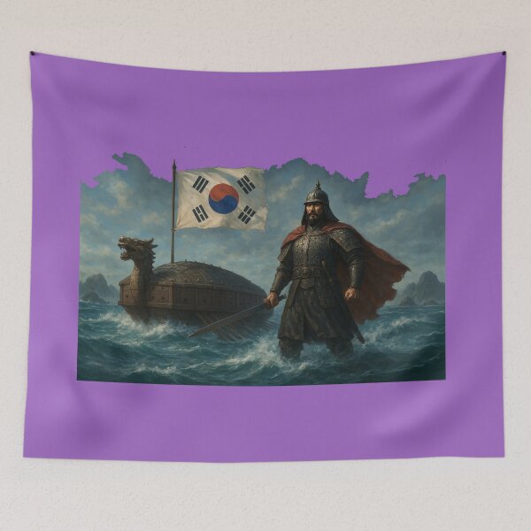 Item preview, Geobukseon – 3D Realistic Turtle Ship on Rough Sea (No Spikes Version) ,  designed and sold by PaintMeWorld.