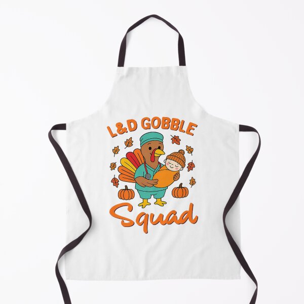 Item preview, L&D Gobble Squad Thanksgiving Nurse Turkey Baby Moment designed and sold by DarylPope.