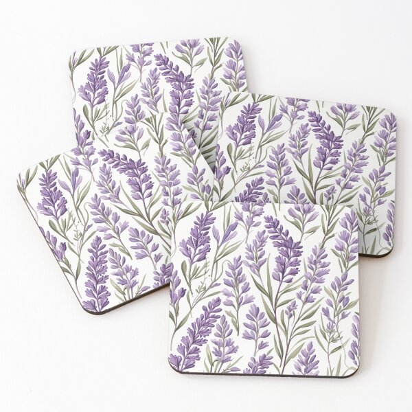 Item preview, Lavender Breeze - Delicate Floral Sprigs of Lavender Pattern designed and sold by JaneMcCarthyDNA.