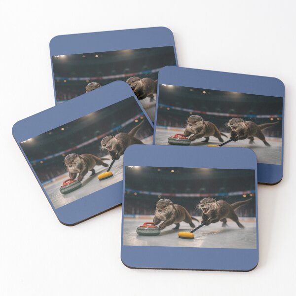 Item preview, The Otters Take the Ice designed and sold by Tridentulus.