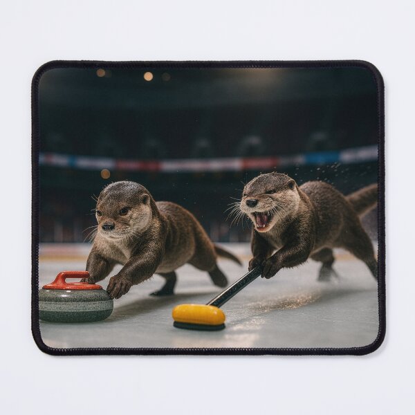 Item preview, The Otters Take the Ice designed and sold by Tridentulus.