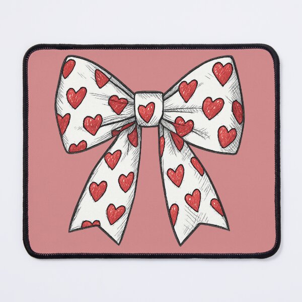 Item preview, Cute Valentine Heart Bow designed and sold by BreezifyDesignStudio.