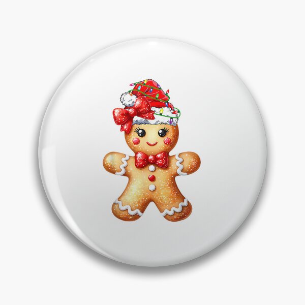 Item preview, Merry Christmas Gingerbread Girl Cute Sweet Holiday Cheer designed and sold by DarylPope.