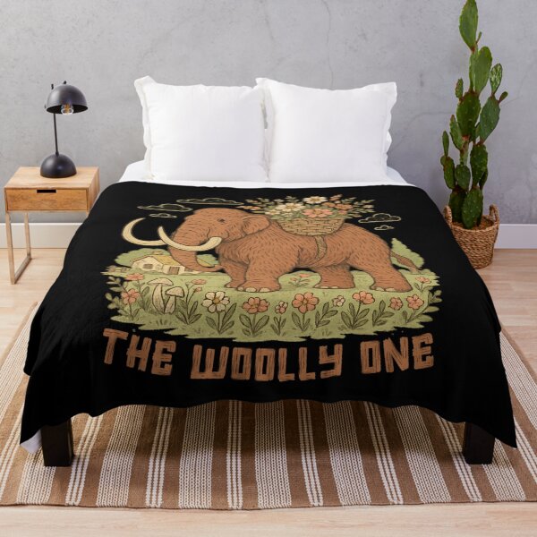 Item preview, Cottagecore Woolly Mammoth designed and sold by SidTastic .