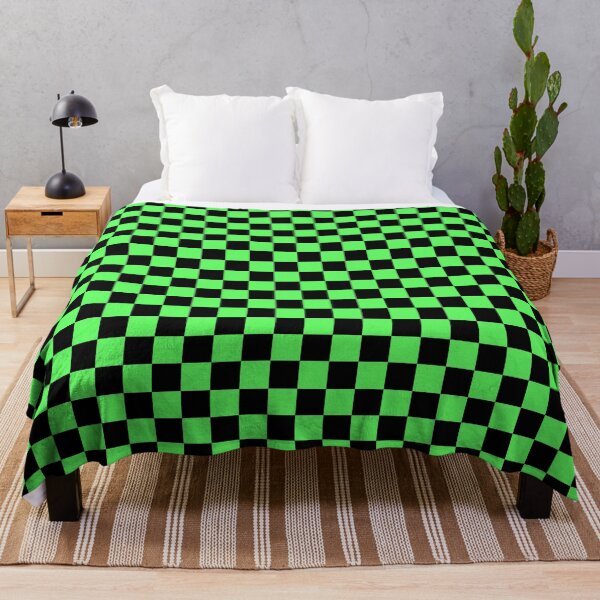 Item preview, Checker Print - Black and Green designed and sold by TheFrostedDonut.