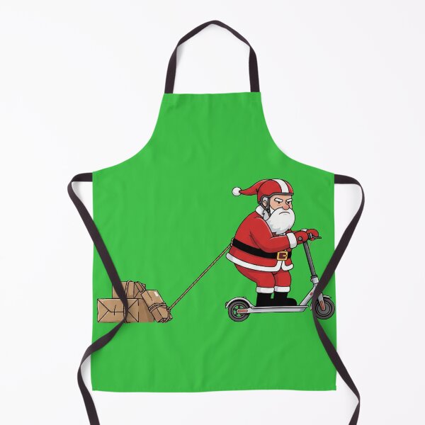 Item preview, Reindeer Are Expensive - Funny Budget Santa on Scooter designed and sold by MythoWorldddd.