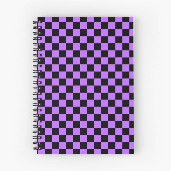 Item preview, Checker Print - Black and Pastel Purple designed and sold by TheFrostedDonut.